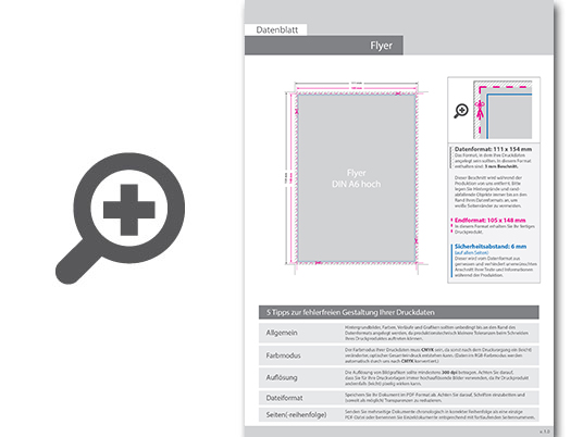 Product Bild flyer_din_a6_(10_5_cm_x_14_8_cm)__beidseitig_bedruckt